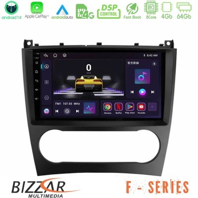 Bizzar F Series 8Core Android14 4+64GB  Mercedes W203 Facelift Navigation Multimedia Tablet 9