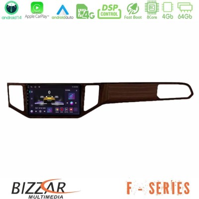 Bizzar F Series 8Core Android14 4+64GB  VW Sportsvan 2014-2020 Navigation Multimedia Tablet 9