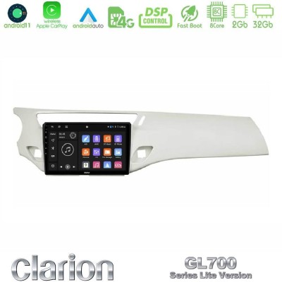 Clarion GL700 Lite Series 8Core Android11 2+32GB Citroen C3 2009-2016 Navigation Multimedia Tablet 9