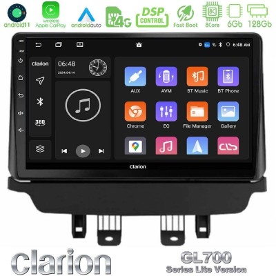 Clarion GL700 Lite Series 8Core Android11 6+128GB Mazda 2 2014-2021 Navigation Multimedia Tablet 9