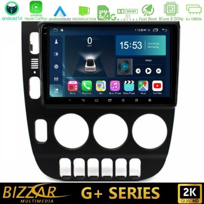 Bizzar G+ Series Mercedes ML Class (W163) 1998-2005 8core Android14 6+128GB Navigation Multimedia Tablet 9