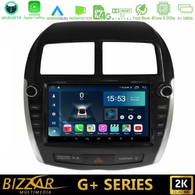 Bizzar G+ Series Mitsubishi ASX 2013-2018 8core Android14 6+128GB Navigation Multimedia Tablet 9