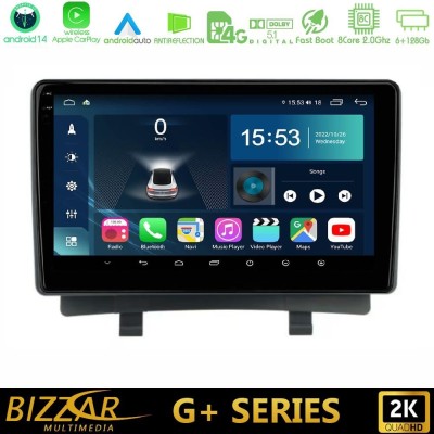 Bizzar G+ Series Opel Zafira 8core Android14 6+128GB Navigation Multimedia Tablet 9