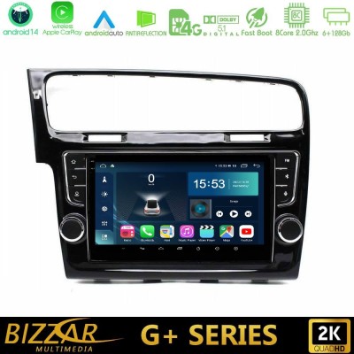 Bizzar G+ Series VW GOLF 7 8core Android14 6+128GB Navigation Multimedia Tablet 9