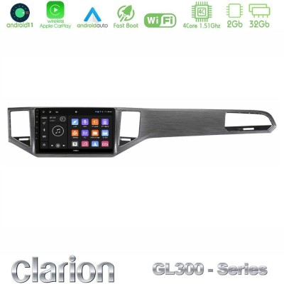Clarion GL300 Series 4Core Android11 2+32GB VW Sportsvan 2014-2020 Navigation Multimedia Tablet 9