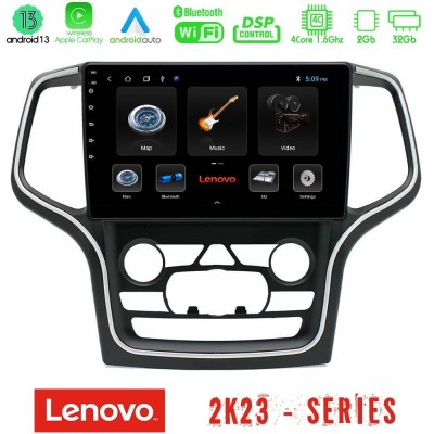 Lenovo Car Pad Jeep Grand Cherokee 2014-2020 4Core Android 13 2+32GB Navigation Multimedia Tablet 10
