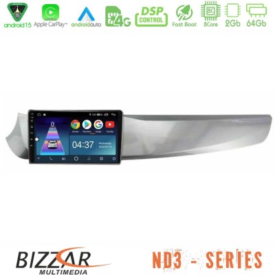 Bizzar ND3 Series 8Core Android15 2+64GB  Alfa Romeo Giulietta 2010-2014 Navigation Multimedia Tablet 9