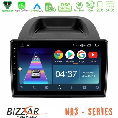 Bizzar ND3 Series 8Core Android15 2+64GB  Ford Ecosport 2018-2020 Navigation Multimedia Tablet 10