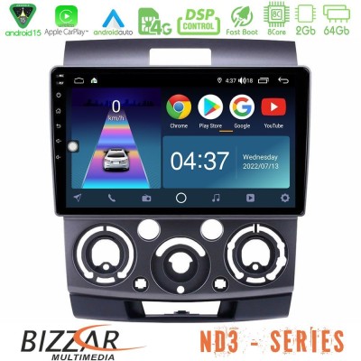 Bizzar ND3 Series 8Core Android15 2+64GB  Ford Ranger/Mazda BT50 Navigation Multimedia Tablet 9