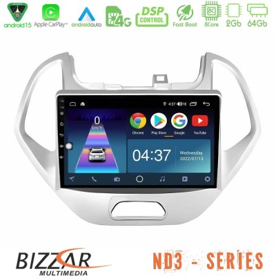 Bizzar ND3 Series 8Core Android15 2+64GB Ford KA 2016-2020 Navigation Multimedia Tablet 9