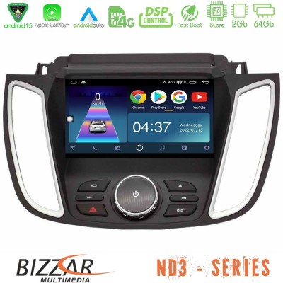 Bizzar ND3 Series 8Core Android15 2+64GB  Ford Kuga/C-Max 2013-2019 Navigation Multimedia Tablet 9