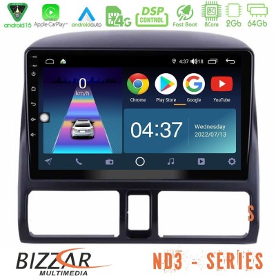Bizzar ND3 Series 8Core Android15 2+64GB  Honda CRV 2002-2006 Navigation Multimedia Tablet 9