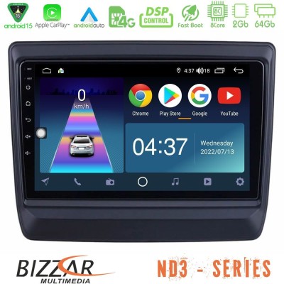 Bizzar ND3 Series 8Core Android15 2+64GB  Isuzu D-MAX 2020-2023 Navigation Multimedia Tablet 9