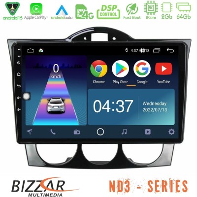 Bizzar ND3 Series 8Core Android15 2+64GB  Mazda RX8 2003-2008 Navigation Multimedia Tablet 9