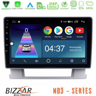 Bizzar ND3 Series 8Core Android15 2+64GB  Opel Astra J 2010-2014 Navigation Multimedia Tablet 9