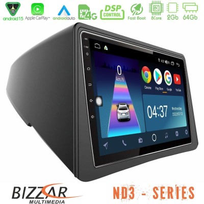 Bizzar ND3 Series 8Core Android15 2+64GB  Opel Mokka Navigation Multimedia Tablet 9