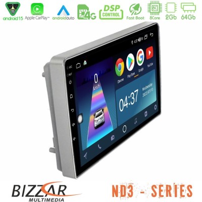 Bizzar ND3 Series 8Core Android15 2+64GB  Opel Astra/Corsa/Antara/Zafira Navigation Multimedia Tablet 9