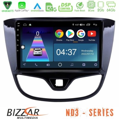 Bizzar ND3 Series 8Core Android15 2+64GB  Opel Karl 2017-2019 Navigation Multimedia Tablet 9