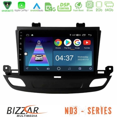Bizzar ND3 Series 8Core Android15 2+64GB  Opel Insignia 2 2017-2020 Navigation Multimedia Tablet 9