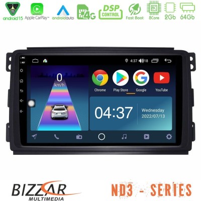 Bizzar ND3 Series 8Core Android15 2+64GB  Smart 451 Navigation Multimedia Tablet 9
