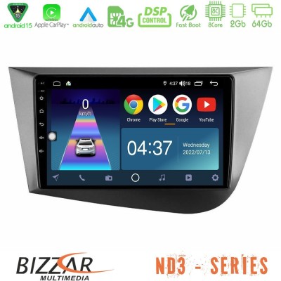 Bizzar ND3 Series 8Core Android15 2+64GB  Seat Leon Navigation Multimedia Tablet 9
