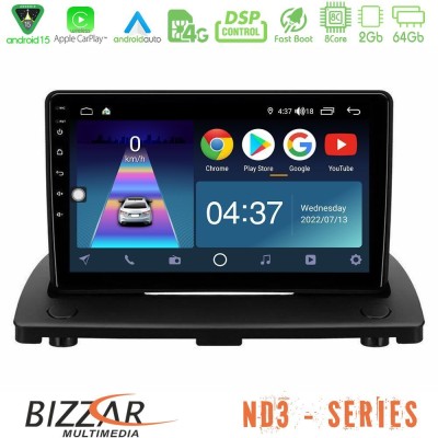 Bizzar ND3 Series 8Core Android15 2+64GB  Volvo XC90 2006-2014 Navigation Multimedia Tablet 9