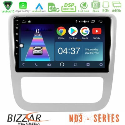Bizzar ND3 Series 8Core Android15 2+64GB  VW Scirocco 2008-2014 Navigation Multimedia Tablet 9