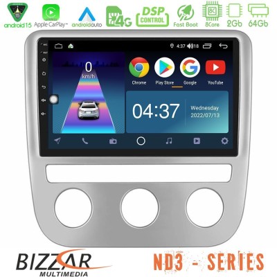 Bizzar ND3 Series 8Core Android15 2+64GB  VW Scirocco 2008-2014 Navigation Multimedia Tablet 9