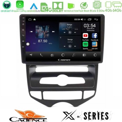 Cadence X Series Hyundai ix20 2010-2020 (AUTO A/C) 8core Android 14 4+64GB Navigation Multimedia Tablet 10
