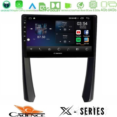 Cadence X Series Porsche 911/Cayman/Boxster 8core Android 14 4+64GB Navigation Multimedia Tablet 9