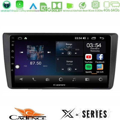 Cadence X Series Skoda Octavia 2004-2012 8core Android 14 4+64GB Navigation Multimedia Tablet 9