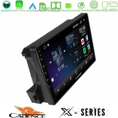 Cadence X Series Ssangyong Actyon/Kyron 2005-2014 8core Android 14 4+64GB Navigation Multimedia Tablet 9