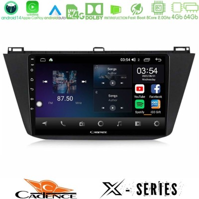 Cadence X Series Vw Tiguan 2016-2022 8core Android 14 4+64GB Navigation Multimedia Tablet 10