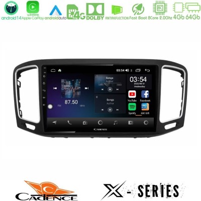 Cadence X Series VW Sharan 2015-2023 8core Android 14 4+64GB Navigation Multimedia Tablet 9