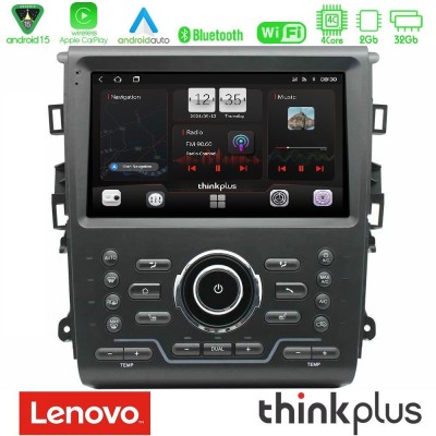 Lenovo Thinkplus Series 4Core Android15 2+32GB Ford Mondeo 2014-2021 Navigation Multimedia Tablet 9