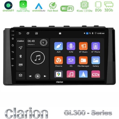Clarion GL300 Series 4Core Android11 2+32GB Subaru BRZ / Toyota GR86 2022-> Navigation Multimedia Tablet 9
