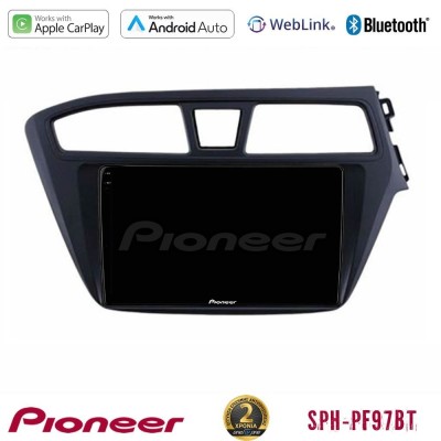 Pioneer SPH-PF97BT Series Hyundai i20 2014-2018 RHD Multimedia Station 9