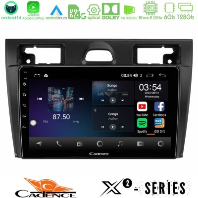 Cadence X2 Series 8Core Android14 6+128GB  Ford Fiesta/Fusion Navigation Multimedia Tablet 9