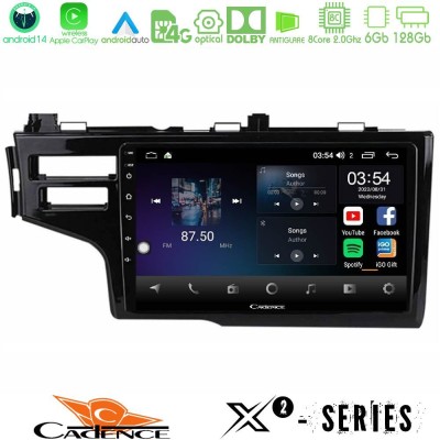 Cadence X2 Series 8Core Android14 6+128GB  Honda Jazz 2013-2020 Navigation Multimedia Tablet 9