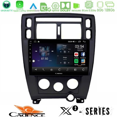 Cadence X2 Series 8Core Android14 6+128GB  Hyundai Tucson Navigation Multimedia Tablet 9