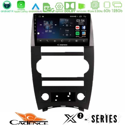 Cadence X2 Series 8Core Android14 6+128GB  Jeep Commander 2007-2008 Navigation Multimedia Tablet 9