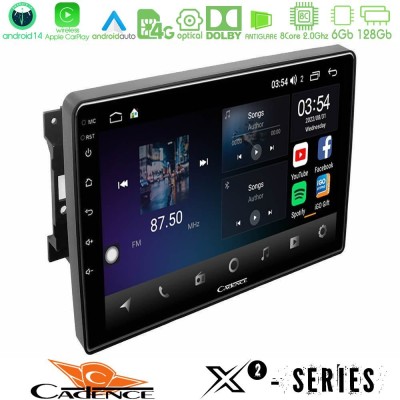 Cadence X2 Series 8Core Android14 6+128GB  Chrysler / Dodge / Jeep Navigation Multimedia Tablet 10