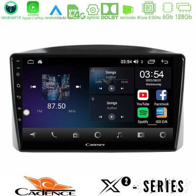 Cadence X2 Series 8Core Android14 6+128GB  Jeep Grand Cherokee 2005-2007 Navigation Multimedia Tablet 10