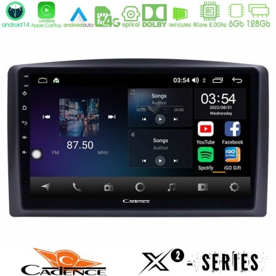 Cadence X2 Series 8Core Android14 6+128GB  Mercedes Vito 2015-2021 Navigation Multimedia Tablet 10