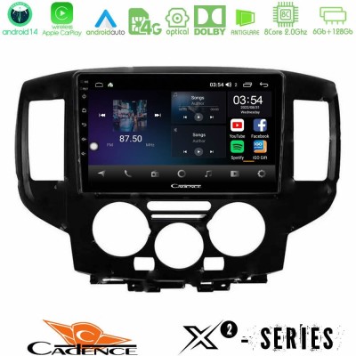 Cadence X2 Series 8Core Android14 6+128GB  Nissan NV200 Navigation Multimedia Tablet 9