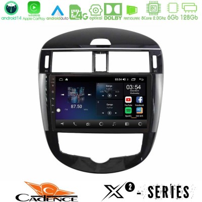 Cadence X2 Series 8Core Android14 6+128GB  Nissan Pulsar 2015-2018 Navigation Multimedia Tablet 9