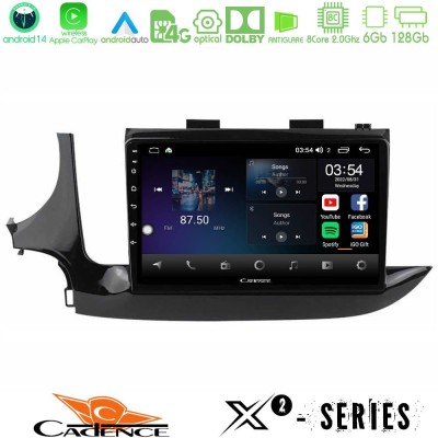 Cadence X2 Series 8Core Android14 6+128GB  Opel Mokka 2016-2020 Navigation Multimedia Tablet 9