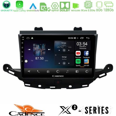 Cadence X2 Series 8Core Android14 6+128GB  Opel Astra K 2015-2019 Navigation Multimedia Tablet 9