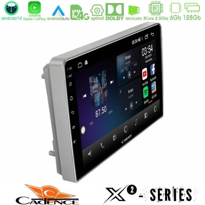 Cadence X2 Series 8Core Android14 6+128GB  Opel Astra/Corsa/Antara/Zafira Navigation Multimedia Tablet 9