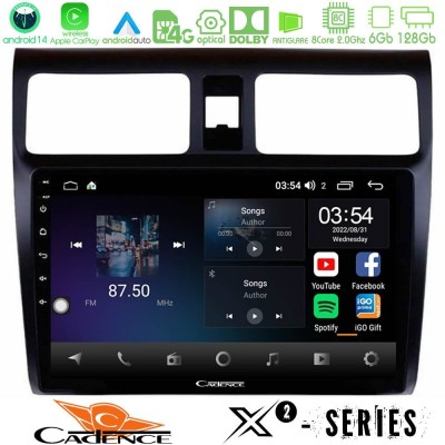 Cadence X2 Series 8Core Android14 6+128GB  Suzuki Swift 2005-2010 Navigation Multimedia Tablet 10